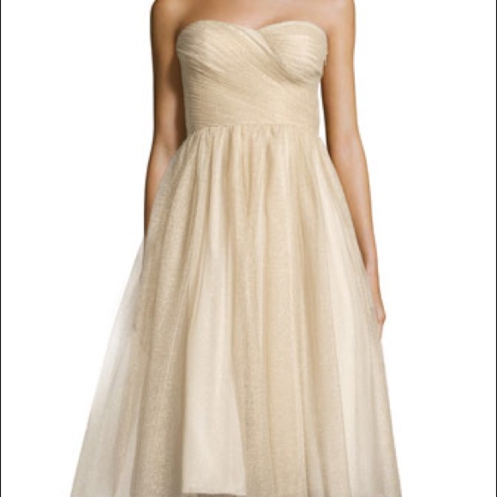 Aidan Mattox midi evening gown